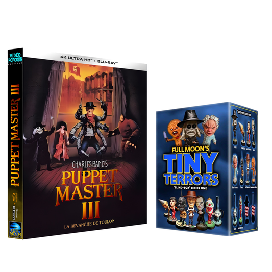 Puppet Master 3 Blu-ray 4K + Figurine Tiny Toys Collector